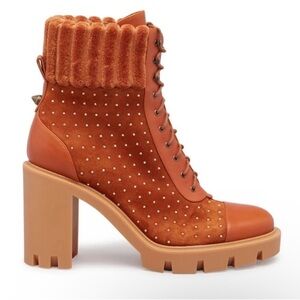 Christian Louboutin Dakita Lug 70 leather ankle boot RETAIL 1,695